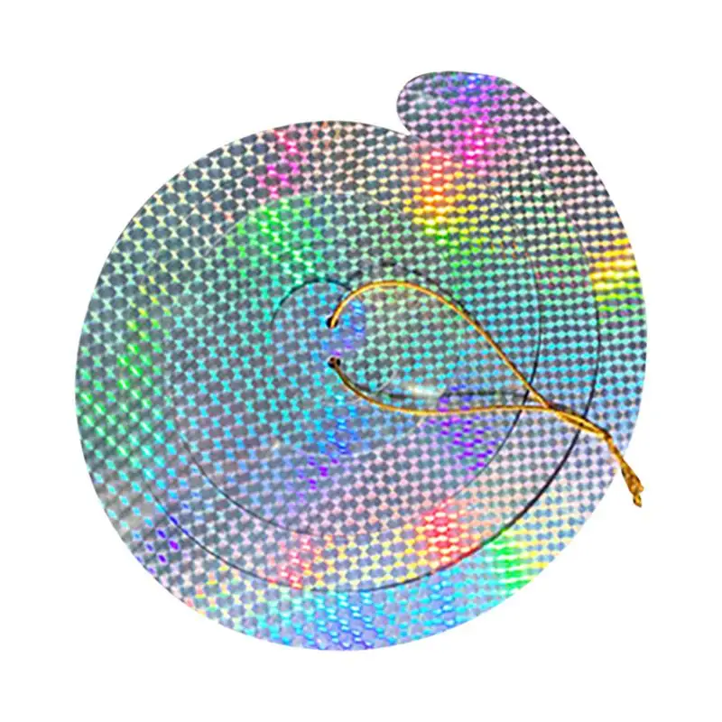 

Hanging Wind Twisting Spiral Reflector Scare Bird Discs Device Efficient Spiral Bird Device Reflect Light