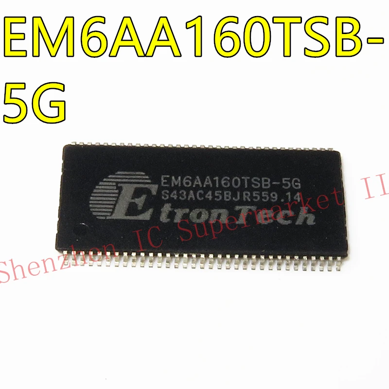 1 шт./лот EM6AA160TSB-5G EM6AA160TSB TSOP-66 16M x 16 bit DDR синхронный DRAM (SDRAM)