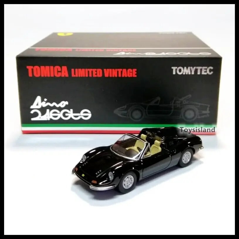 

Tomica Limited Vintage NEO TLV Dino 246 GTS 1/64 TOMYTEC TOMY LV Black DieCast Model Car Collection Limited Edition Hobby Toys