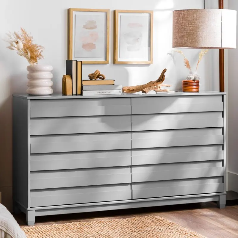

6 Drawer Dresser, Grey