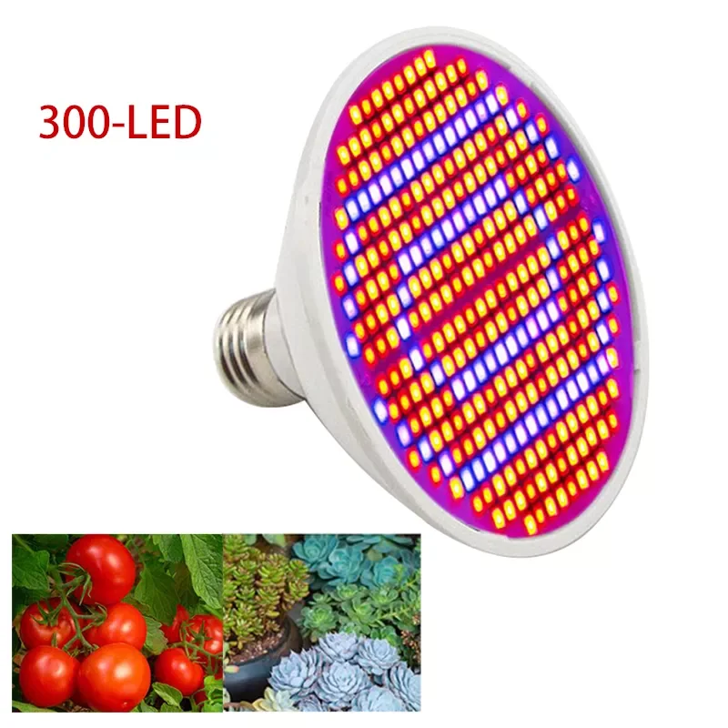 

300 LED indoor flower plant Grow light growing bulb E27 Fitolamp phyto lamp vegs cultivo growbox grow tent box greenhouse