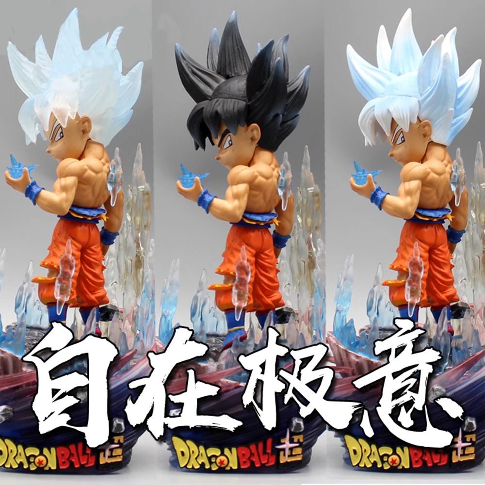 

Gk Dragon Ball Wcf Proportion Of The Super Hero Series Goku White-haired Silver-haired Black-haired Awakening Super Saiyan