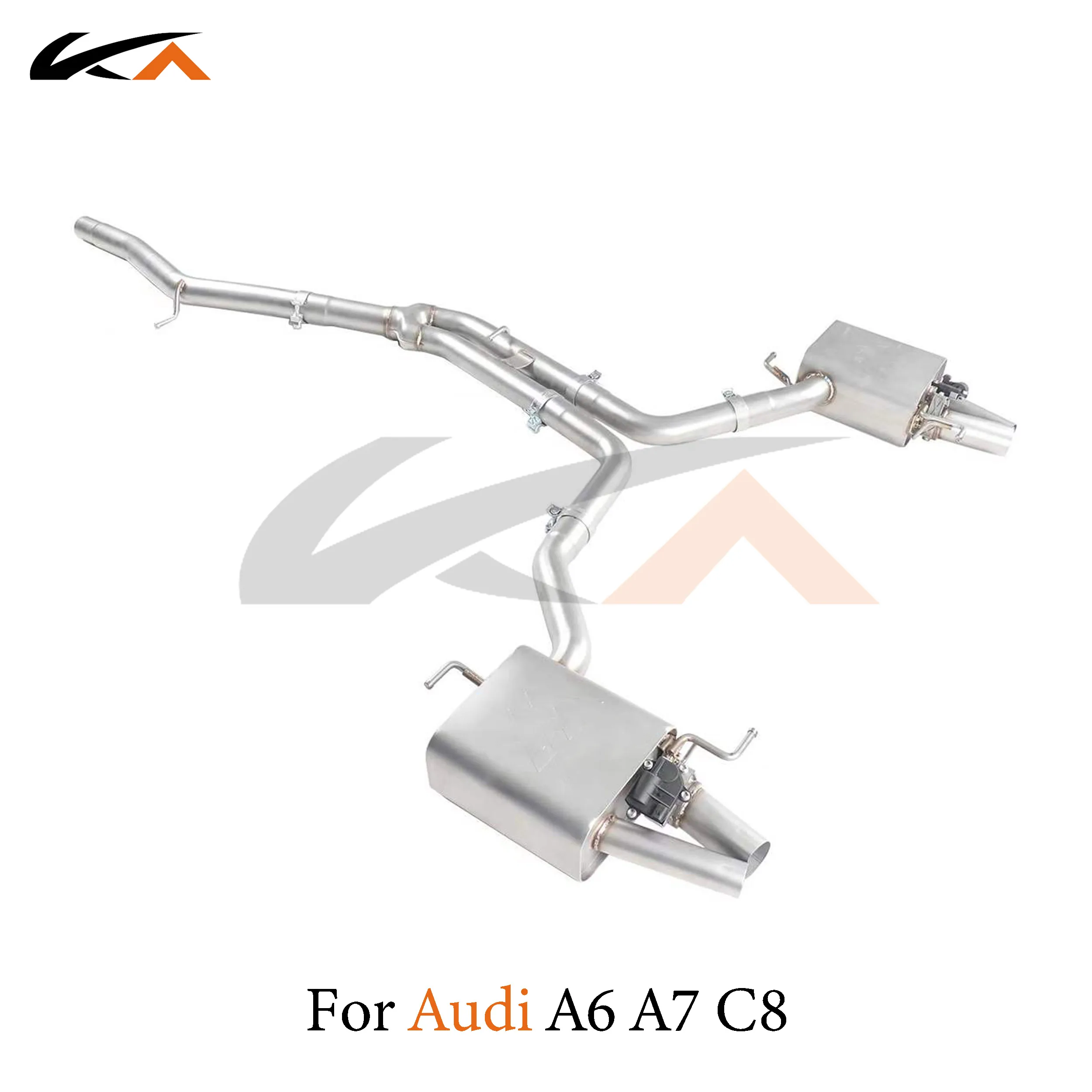 Система выхлопных газов KA Стальная Задняя часть для Audi A6 A7 C8 2 0 T характеристики
