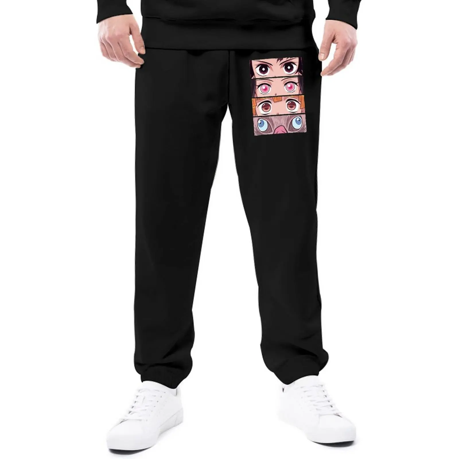 

Мужские спортивные брюки с принтом, в стиле оверсайз