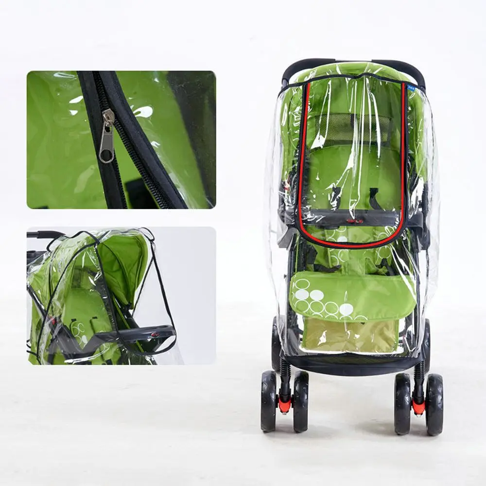 

Pram Raincoat Baby Accessories Umbrella Waterproof Universal Buggy Raincover Pushchair Wind Shield Stroller Rain Cover