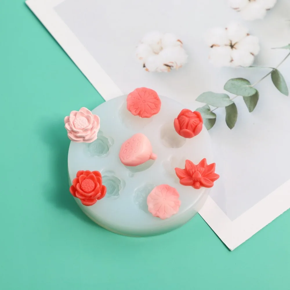 Силиконовая форма для выпечки шоколада пиона вишни