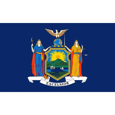 

90x150 CM New York State Flag for Decoration