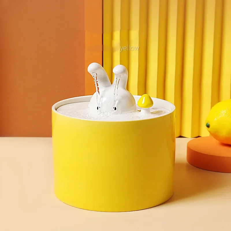 Керамическая поилка для кошек фонтан поилки собак беспроводной USB-дозатор декор