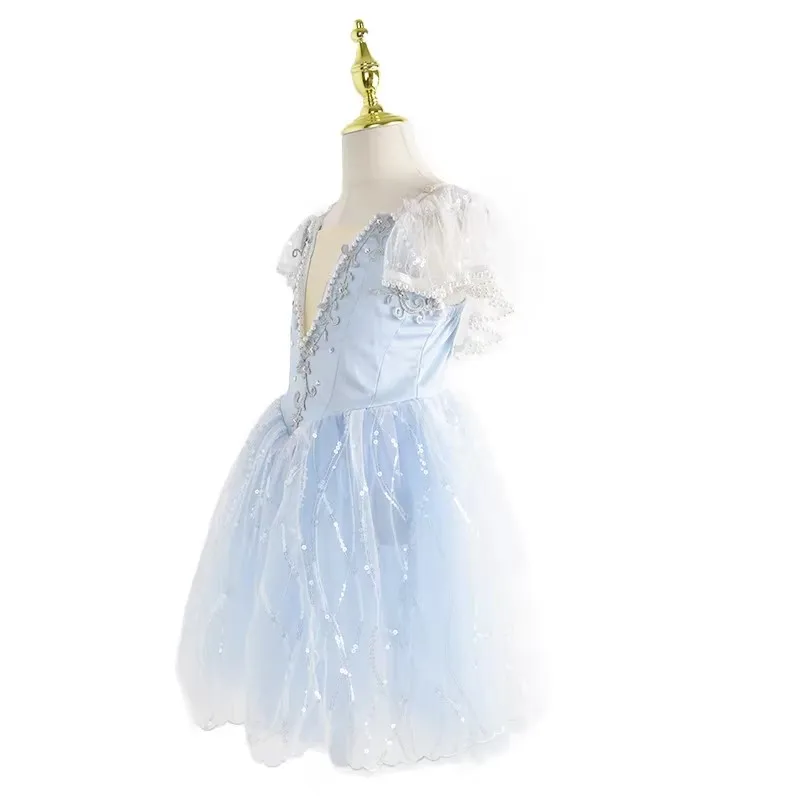 Blingbin детская пачка профессиональный белый лебединое озеро балетный костюм