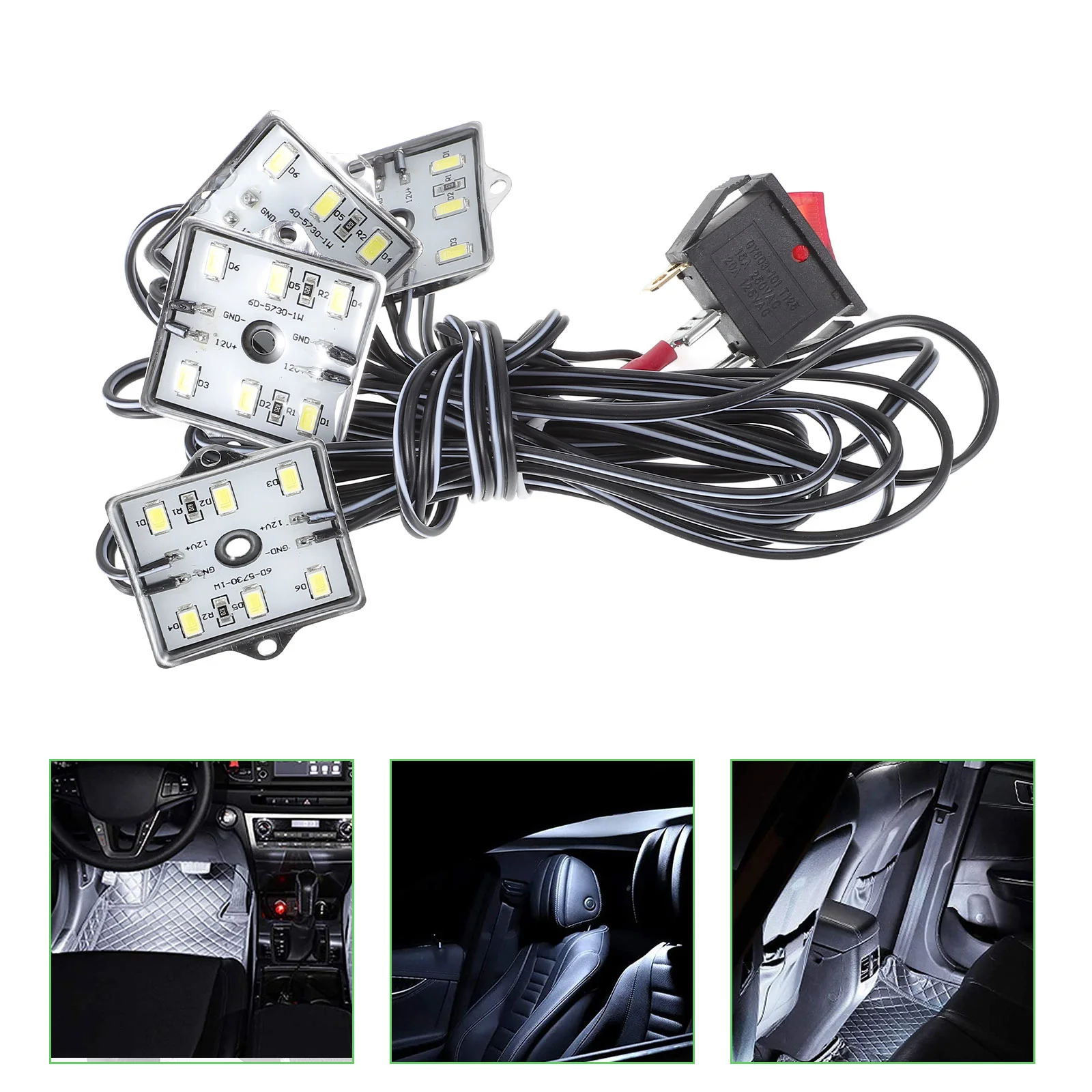 

Showcase Light 12 Volt LED Light Interior Car Light 48-LED Trailer Accessories