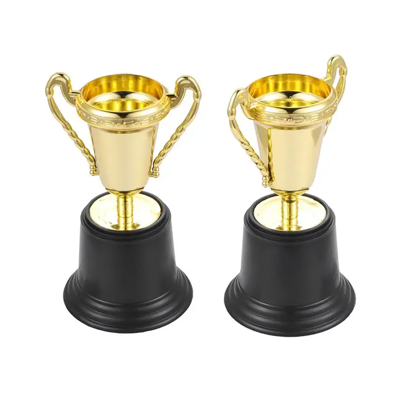 

12pcs/6pcs Children Trophy Cups School Prizes Reward Soccer Football Competition Award Cups Basket Ball Game Plastic Trophy Cups