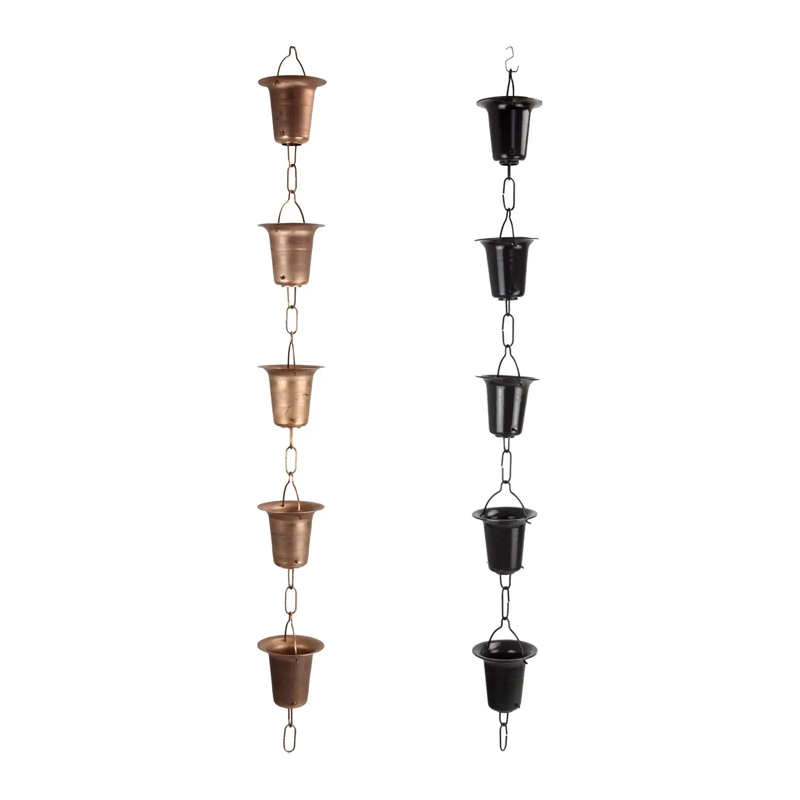 

Rain Chains Cup Rain Chain 1M Replacement Downspouts for Awnings Sheds Home