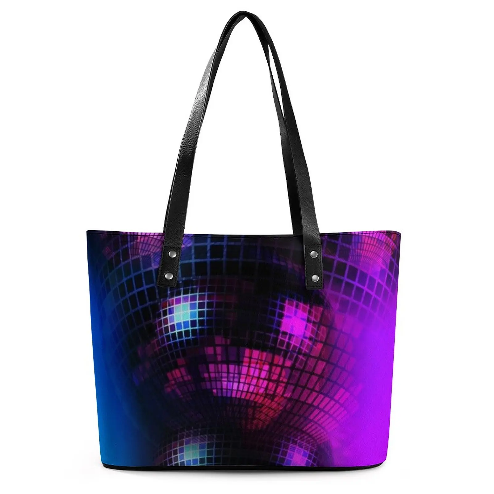 

Сумка-тоут для дискотеки, повседневная дорожная Сумочка на плечо с рисунком, графический дизайн, ручные чемоданчики из искусственной кожи