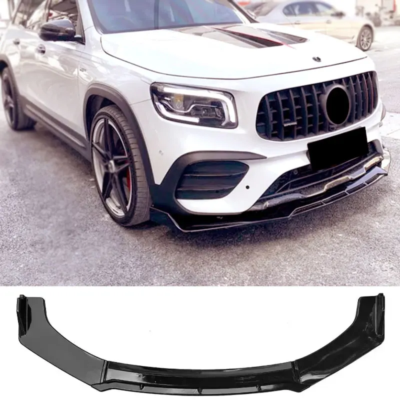 Передний разветвитель для Mercedes Benz GLB X247 180 200 220 GLB35 блестящая черная юбка кузова