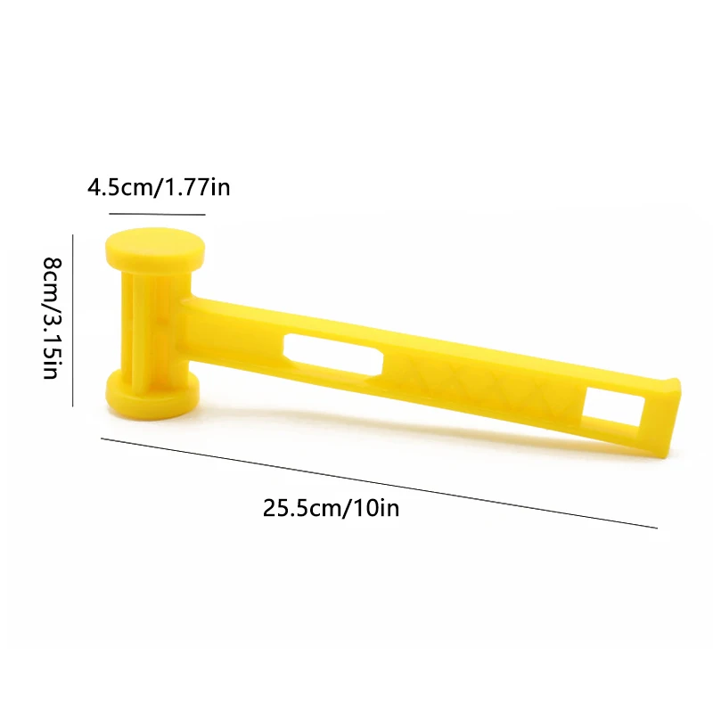 Легкий молоток для улицы полиэтиленовый сплошной цвет гвоздей кемпинга