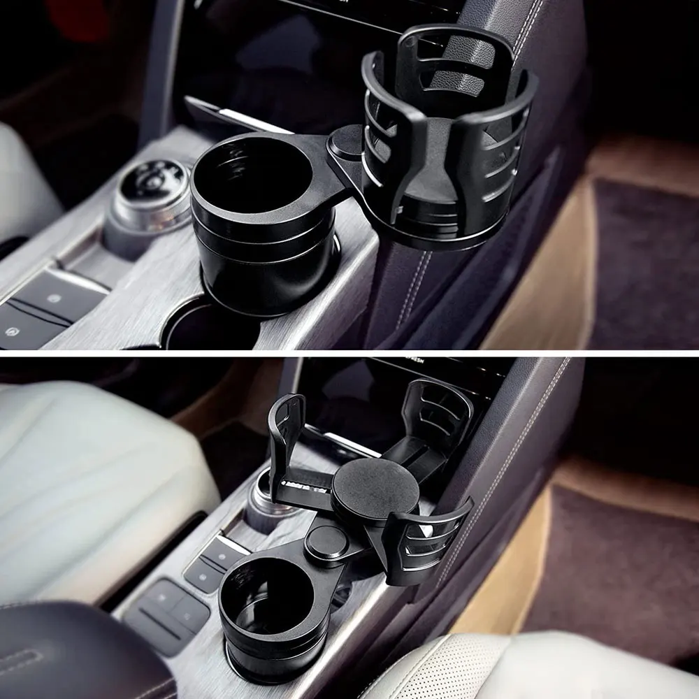 

4 In 1 Drink Holder Decoration Drink Cup Bottle AUTO Stand Organizer Multifunctional Adjustable Expander Adapter Base Tray Car
