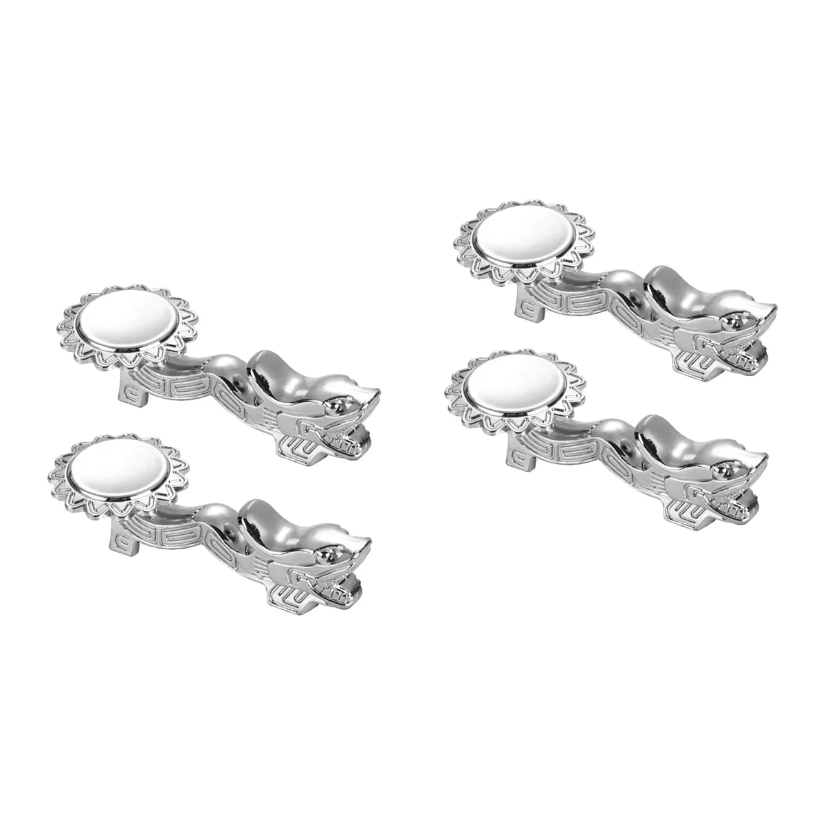 

4 Pcs Tableware Chopstick Rest Metal Spoon Holder Stand Pearlescent Chopsticks Rack