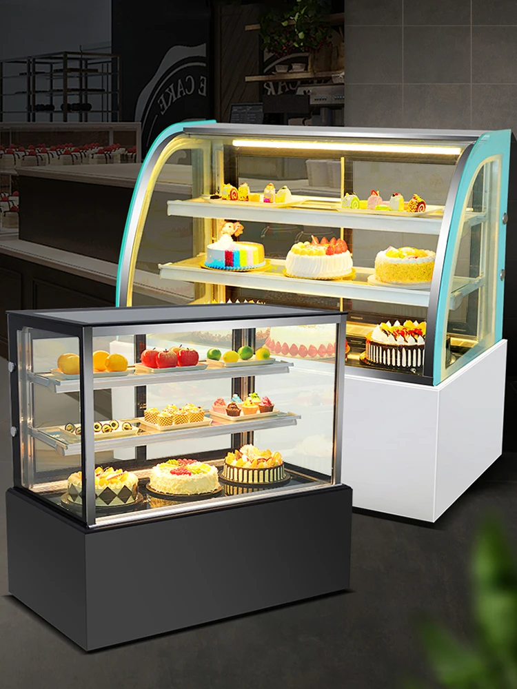 

Sushi Display Cabinet Small Desktop Refrigerated Cake Cabinet Commercial Fruit Dessert Deli Sashimi Preservation Cabinet