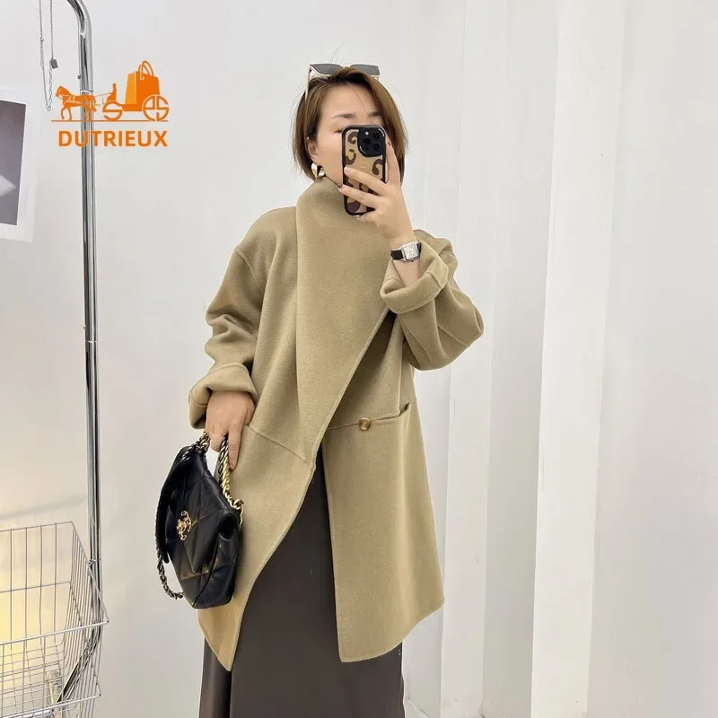 Двухстороннее кашемировое пальто