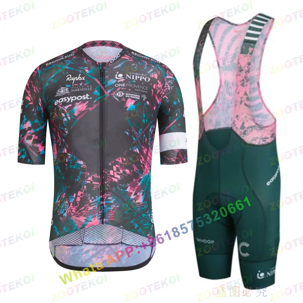 

Poiphoi Men Cycling Jersey Set Summer Short Sleeves Cycling Clothing Breathable Triathlon Bike Uniform Ropa Ciclismo Verano