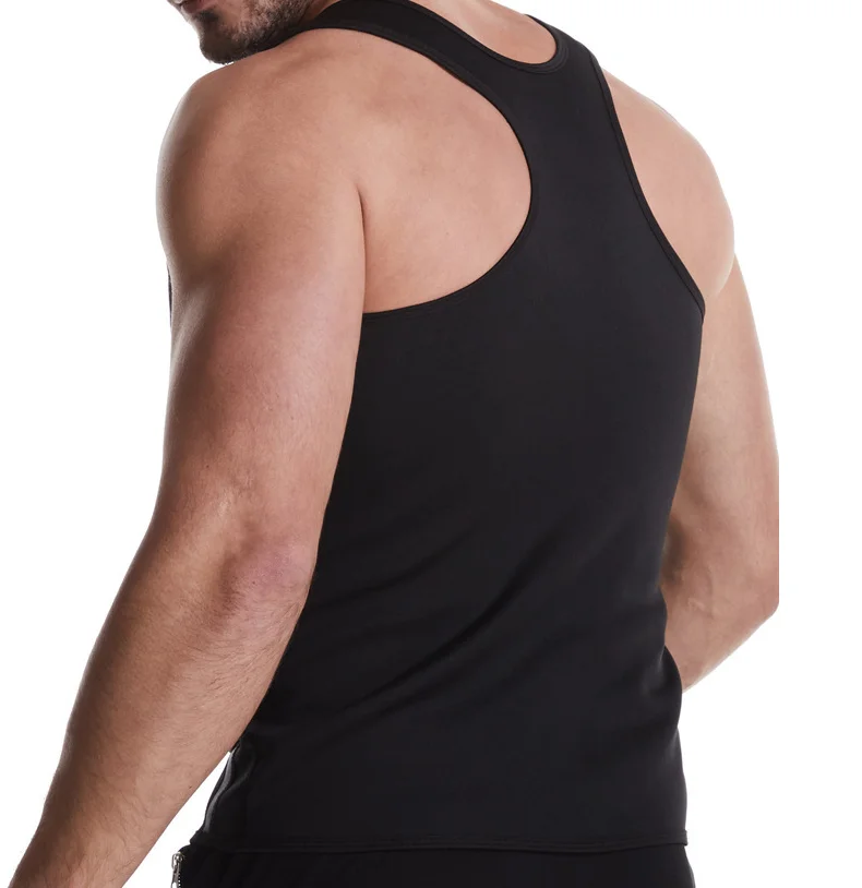 Waist Trainer Vest Men's Hot Shaper Neoprene Sweat Vest Flexible Boy Shaper Compression Sweat Body Shaper Slimming Shirt Workout