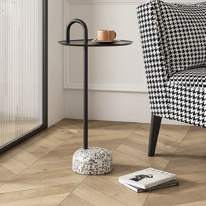 Скандинавские концевые столы журнальный столик с мраморной основой для гостиной