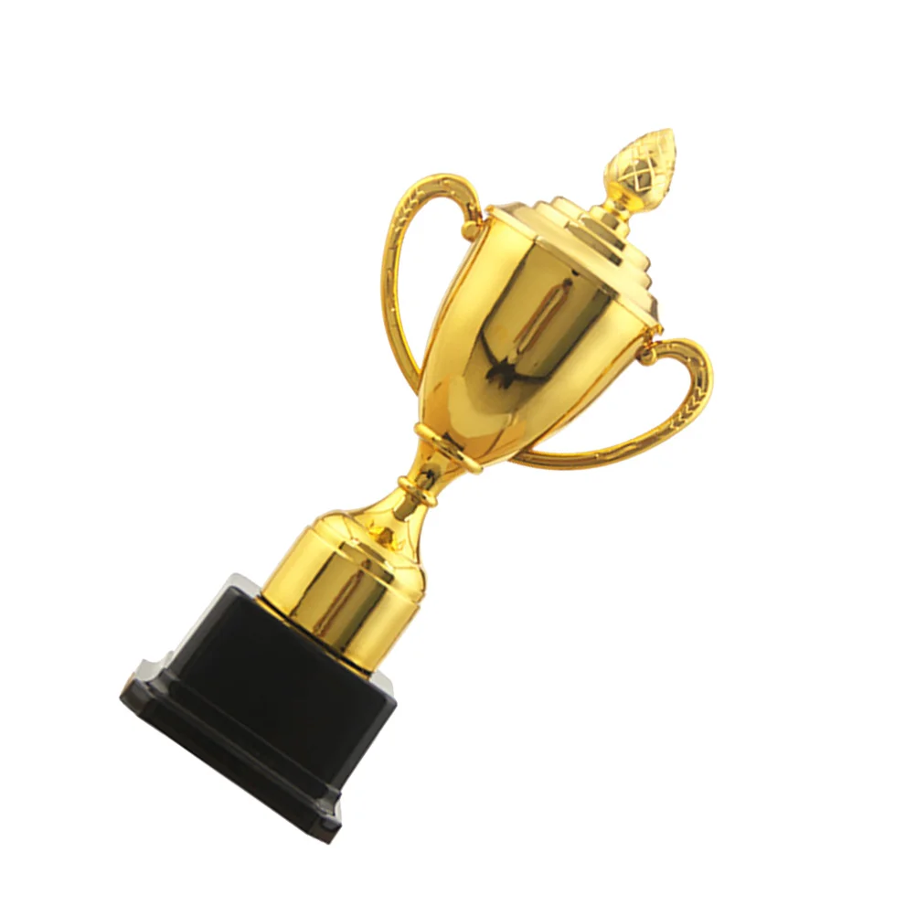 

Plastic Reward Trophy Plastic Kids Prize Cup School Rewarding Supply Mini Trophy Home Decor Ornament Activity Award