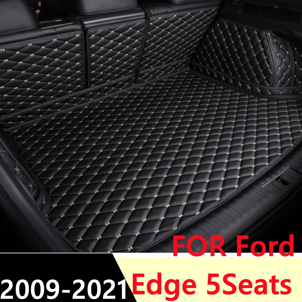 

Автомобильный коврик для багажника FORD Edge, 5 сидений, 2009-21, для любой погоды, XPE, индивидуальный задний Чехол для груза, коврик, подкладка для ба...