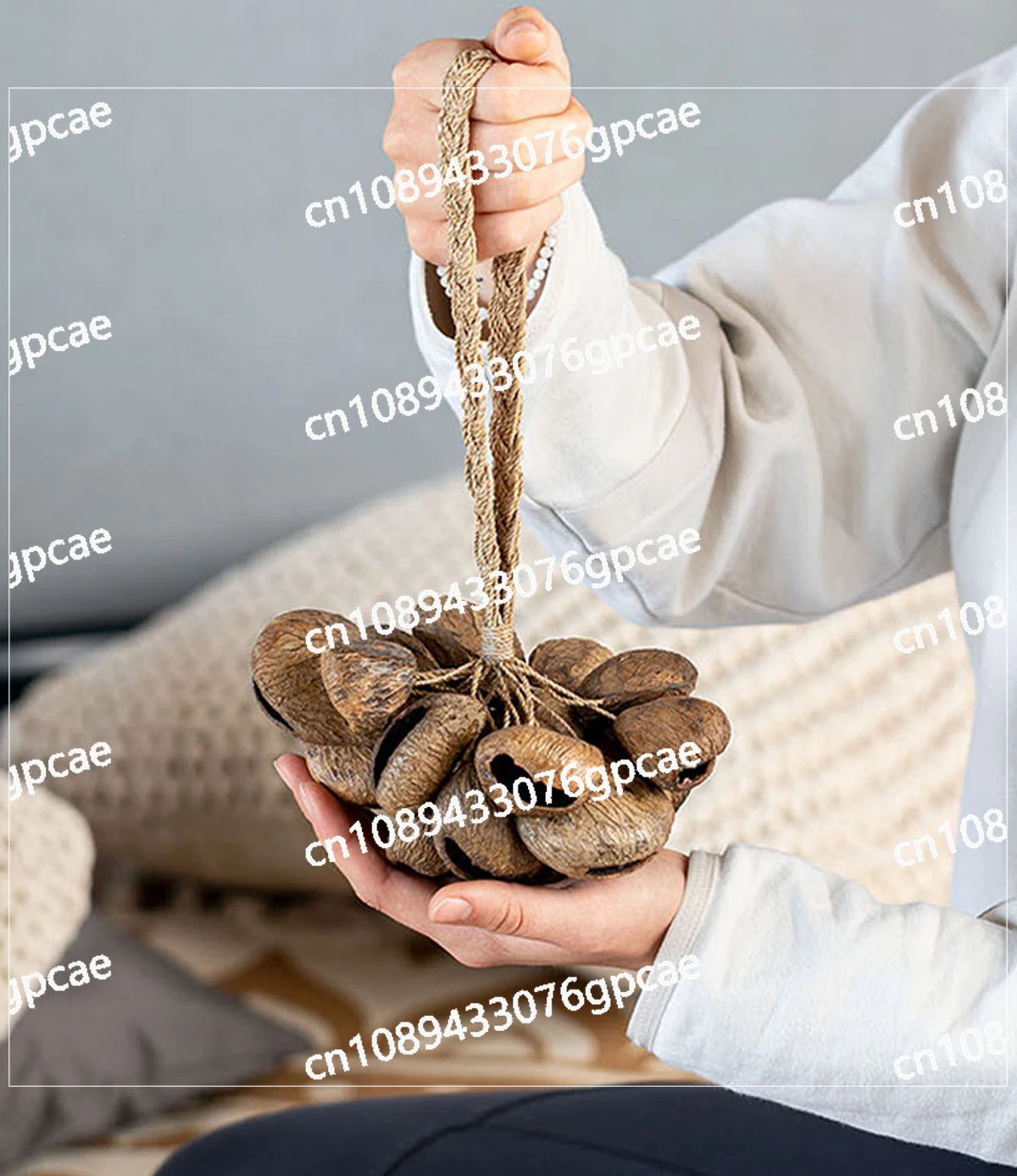 Музыкальное исцеление звуковой луч в виде ореховой оболочки звонок форме