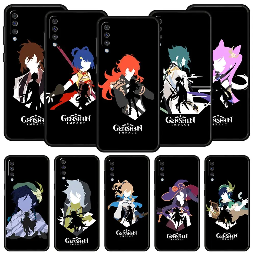 

For Samsung Galaxy A52 A42 A14 5G Phone Case A22 A32 4G A12 A70 A50 A40 A20s A30 A10s A20e A10 A72 A02 A04S Genshin Impact Cover