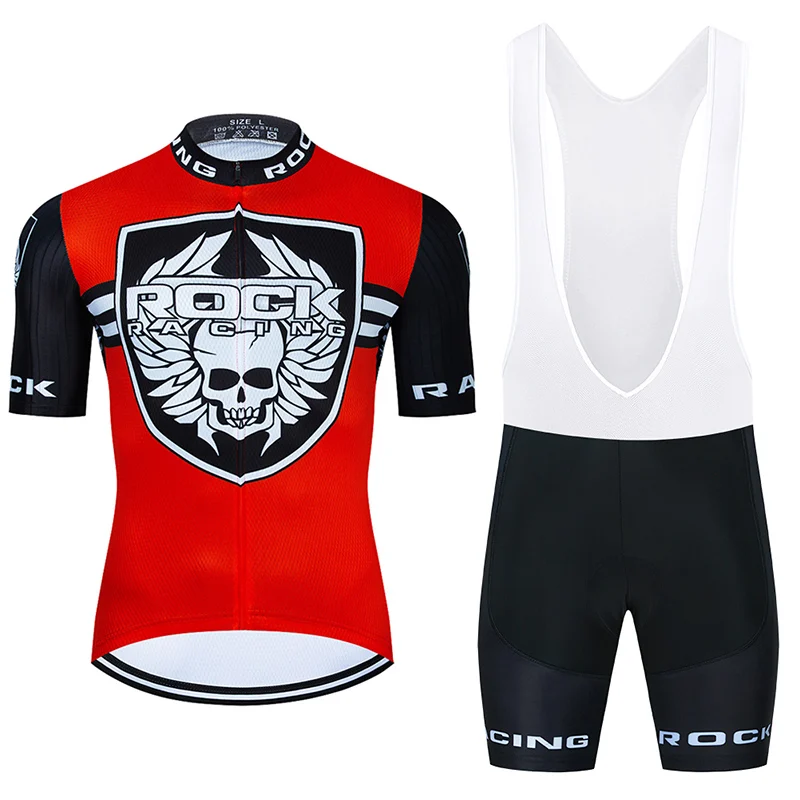 

Men's 2022 ROCK RACING Cycling Team Jersey 20D Set MTB Pro Bicycle Clothing Bike Clothes Ropa Ciclismo Mens Short Maillot Cu