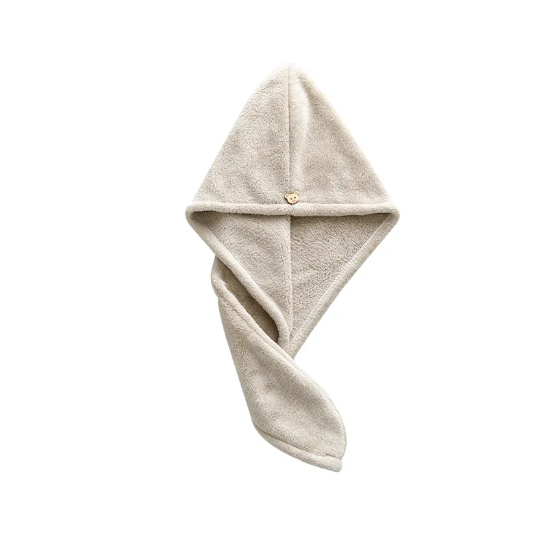 Женское быстросохнущее полотенце для волос шапка сушки с капюшоном из