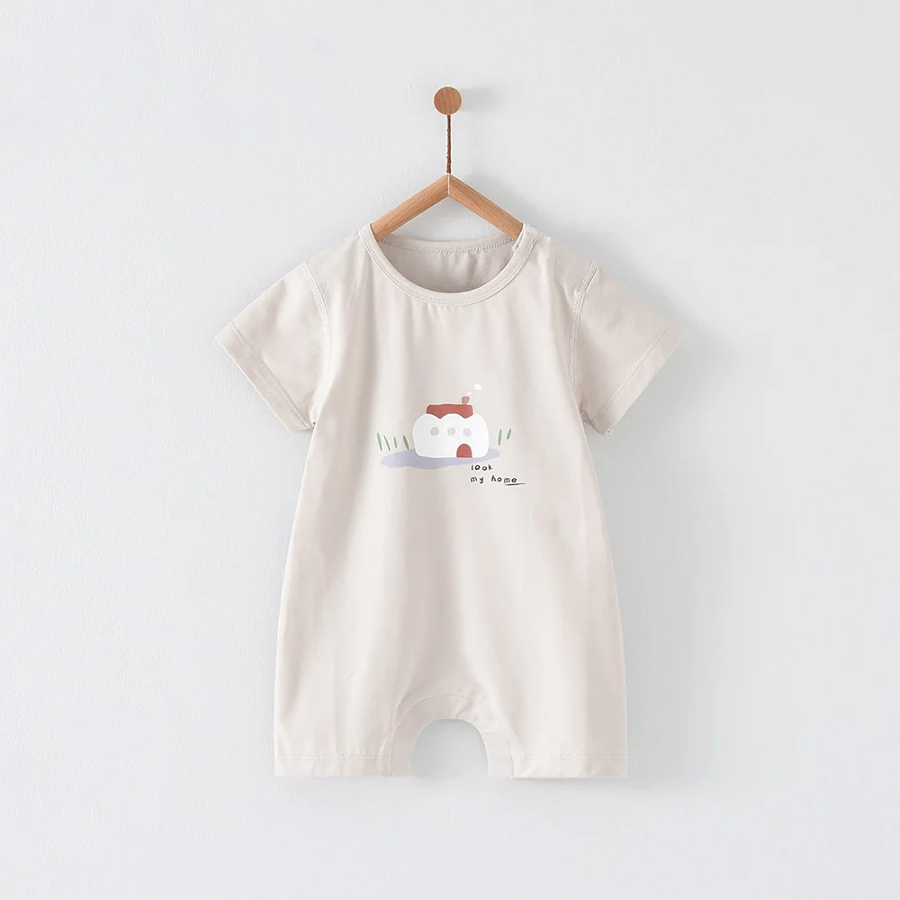 

Newborn Summer Clothing 0-12 Months Old Baby Pajamas Thin One-Piece Clothes Baby Empty Sleep Air Conditioning Clothing