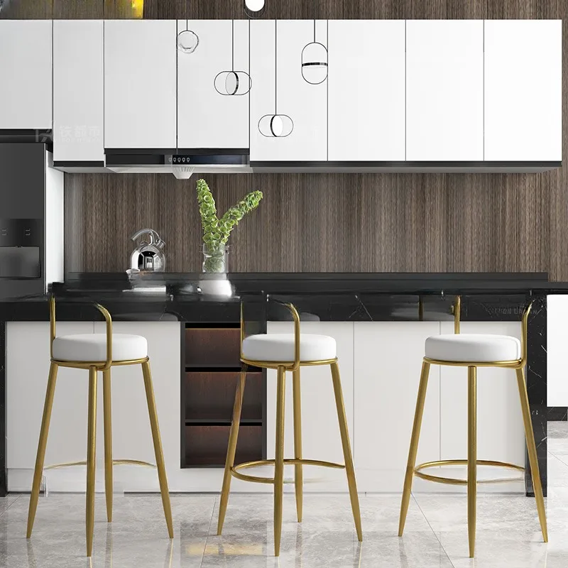 Барный стул Island роскошные стулья со спинкой для гостиной металлические высокие