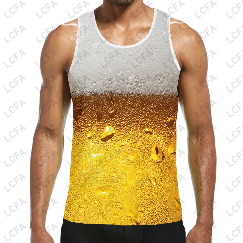 

Мужской Топ без рукавов, с 3D-принтом, размеры до 5XL