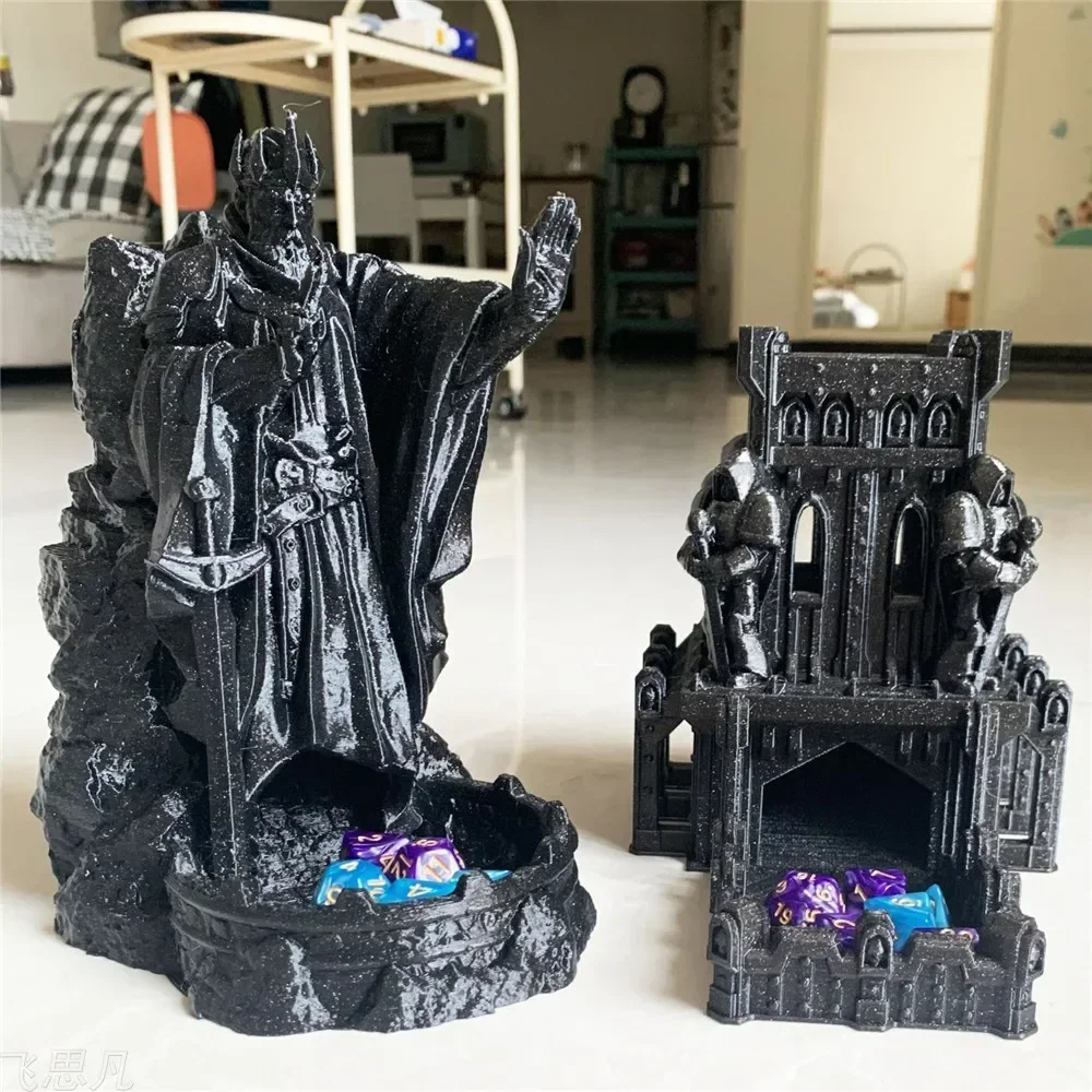 Фото Настольный игровой поднос Castle Dice Tower с 3D-печатью для настольной игры DND D&D RPG — уникальный подарок для игр друзей №2