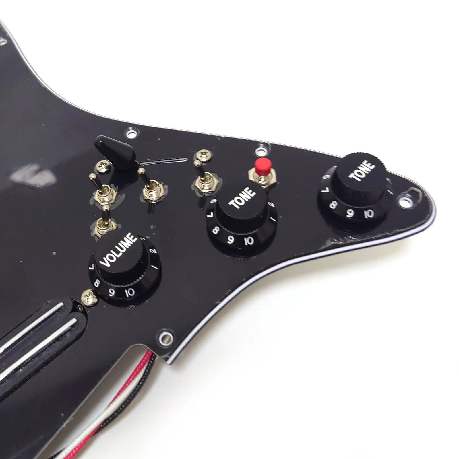 Предварительно смонтированная накладка для гитары с черным мини-набором