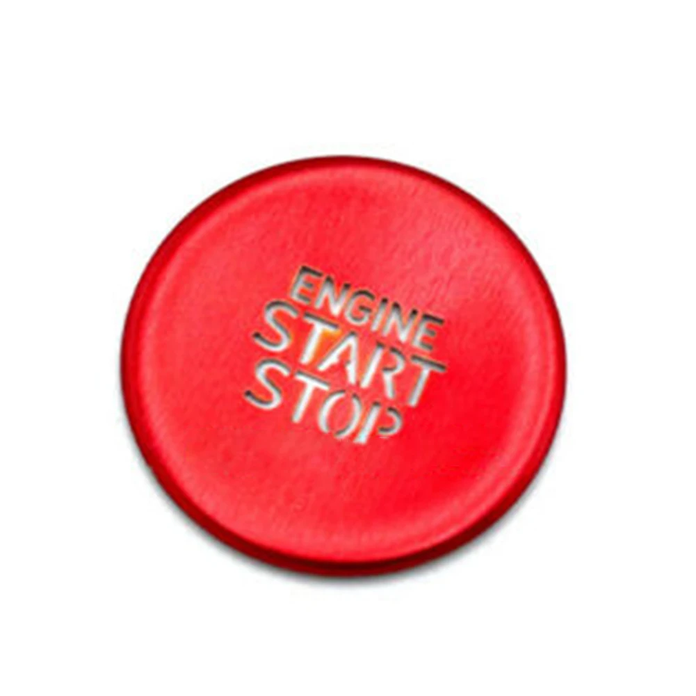 

Red Button Key Decor Engine Start Stop Button Switch Key Cover Trim Button Accessories For Hyundai Tucson 2022 2023