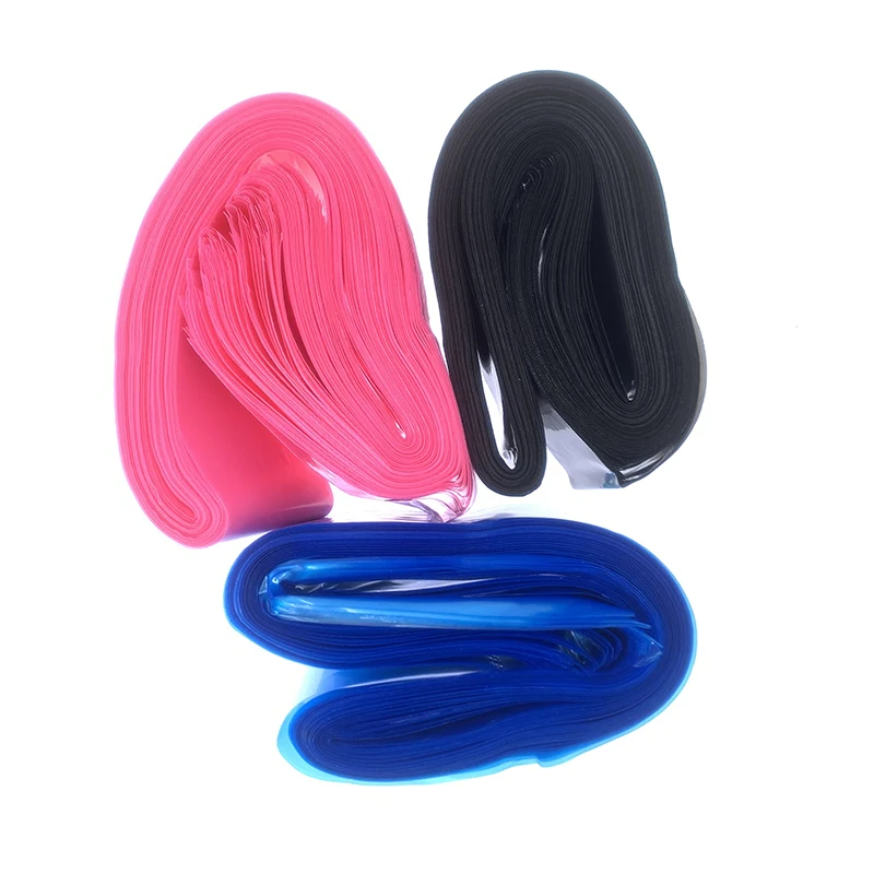 100 шт. Одноразовые черные/розовые зажимы для татуировок шнур рукава крышки пакеты