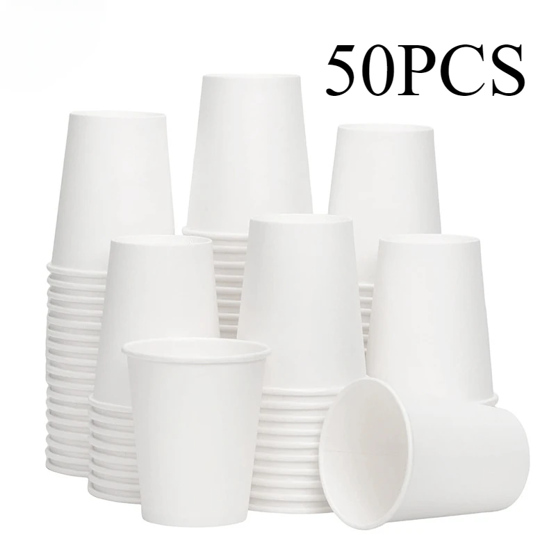 

Одноразовые бумажные стаканчики 50 шт