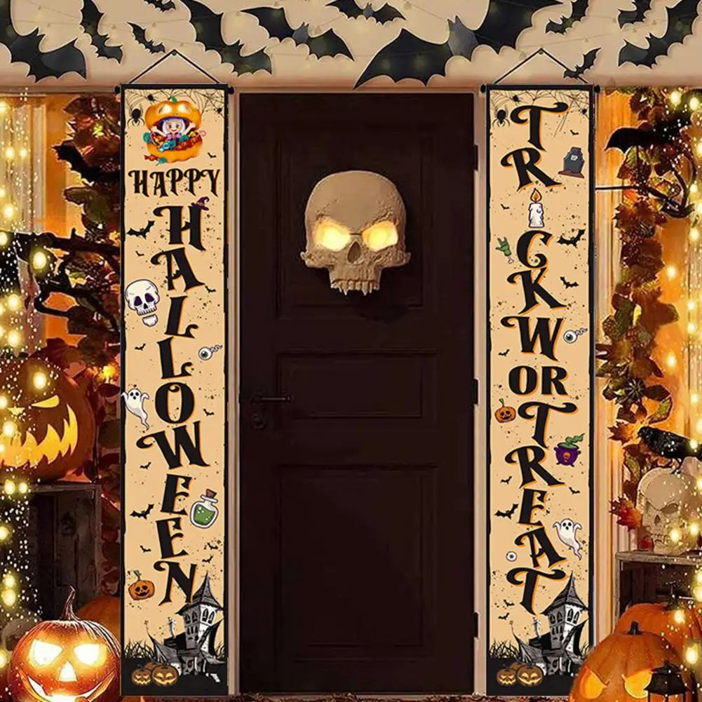 

Spooky Halloween Background Trick or Treat Halloween Spooky Halloween Decorations Haunted House Pumpkin Pattern Door for A