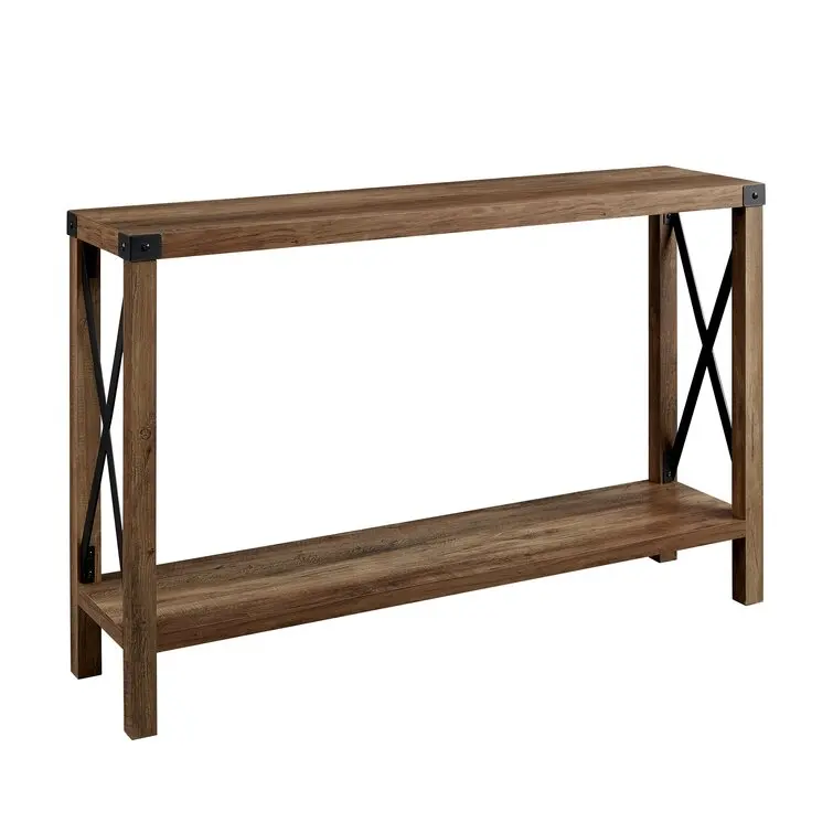 Фото Konsolen Tisch Für Denendomangs Wohnzimmer Einfaches Modernes Design Industrieller Xoangs Tisch Mit Regalen Möbel Wohnzimmer Kons №4