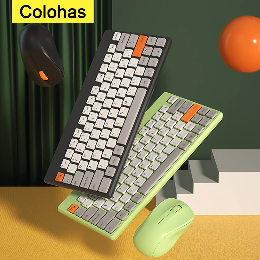 

Wireless Keyboard Bluetooth Portable 2.4G Silent Keyboard and Mouse Combo for Laptop PC Computer Tablet Gaming Accessories