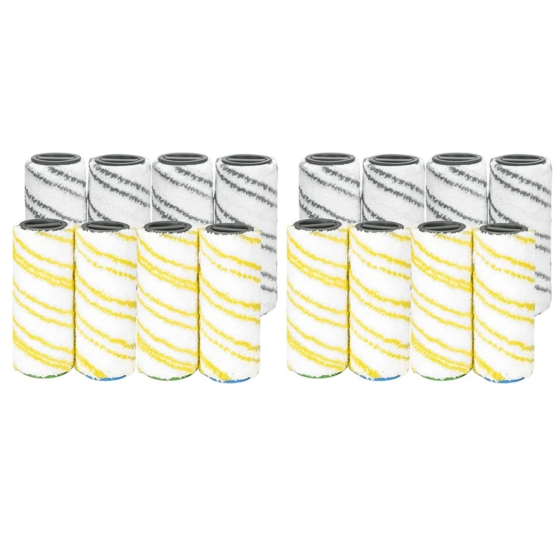 

16 Piece Set Of Rollers For Karcher FC7 FC5 FC3 FC3D Electric Floor Cleaner 2.055-007.0 / 2.055-006.0