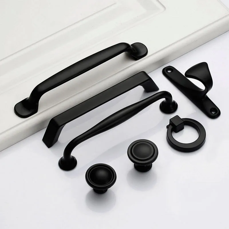 

Desks Drawer Knobs Cabinet Pulls Cupboard Handles Knobs Black Handles for Furniture Cabinet Knobs and Handles Kitchen Handle
