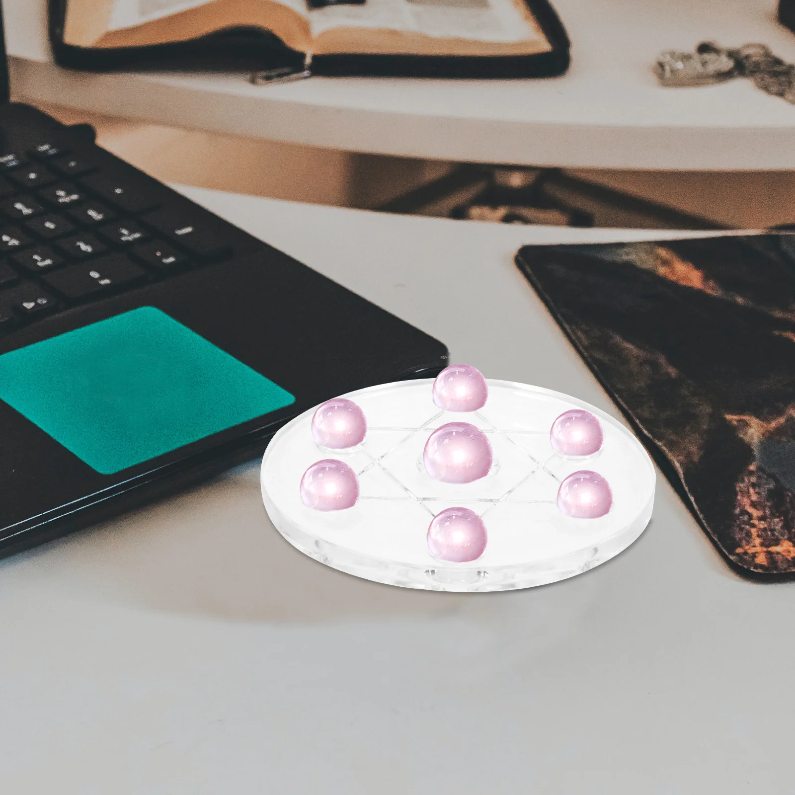 

Acrylic Sphere Stand Ball Holder Metal Crystal Crystal-ball Stone Showing Display