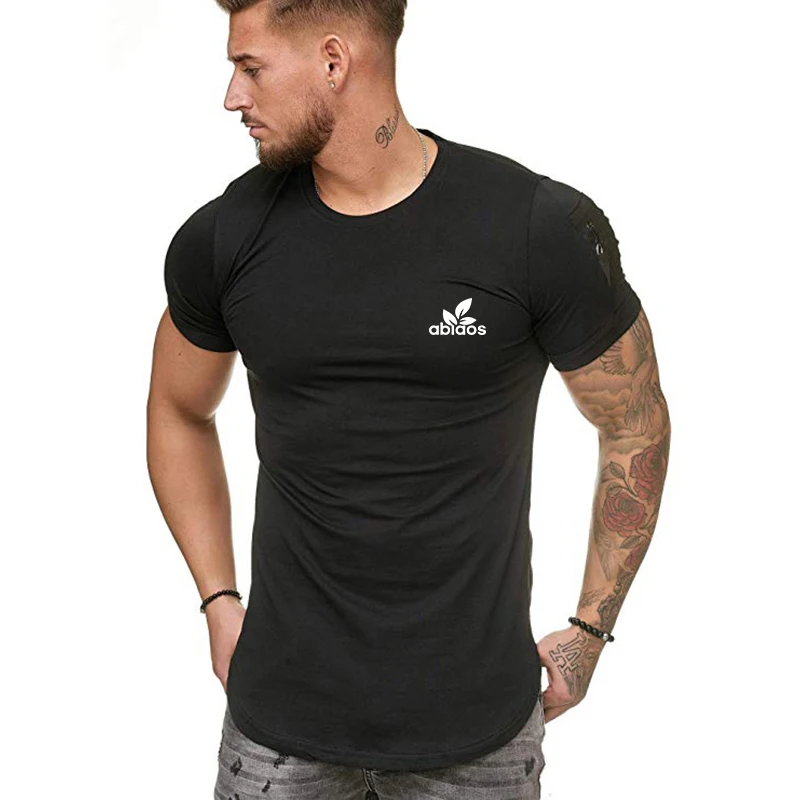 

Футболка мужская летняя с коротким рукавом для фитнеса