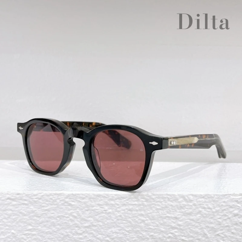 ZEPHIRIN толстые ацетатные овальные женские солнцезащитные очки для мужчин в стиле