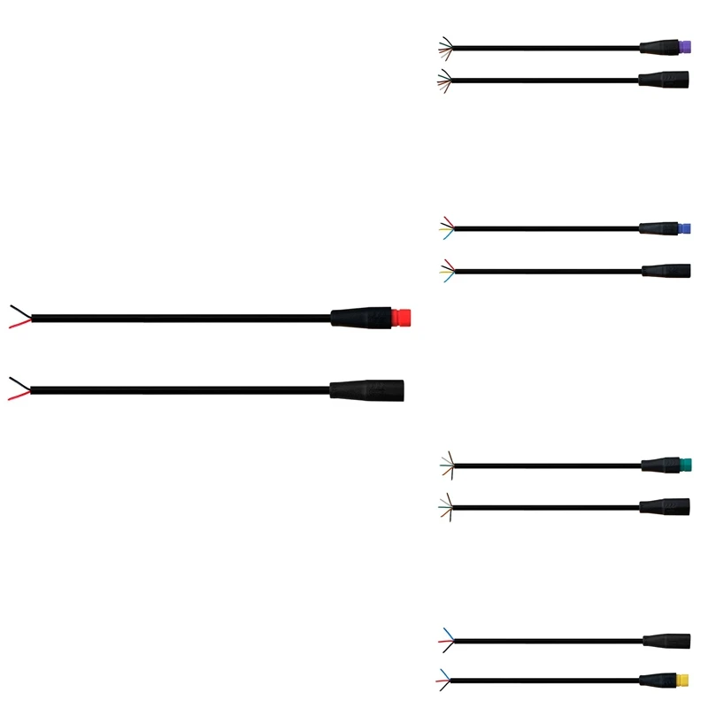 

1 Male 1 Female Electric Bicycle Waterproof Brake Signal Connecting Cable Connector Bike Parts