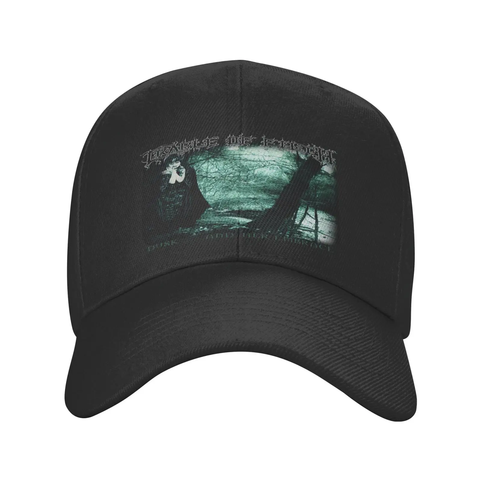 

Cradle Of Filth Dusk And Her Men's Cap Trucker Hat Winter Hat Summer Bucket Hat Cap Female Men's Panama Hat Hats Man Men's Hat